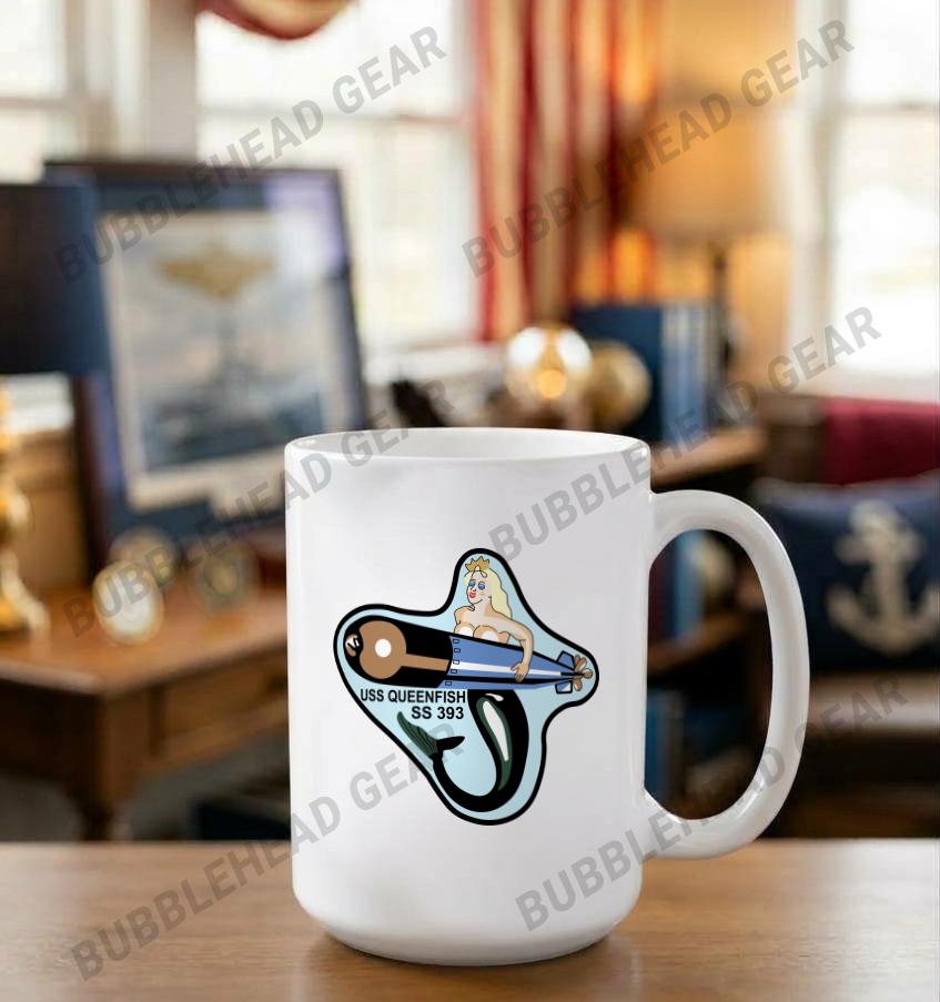 USS Queenfish SS-393 - 15 oz. Coffee Mug