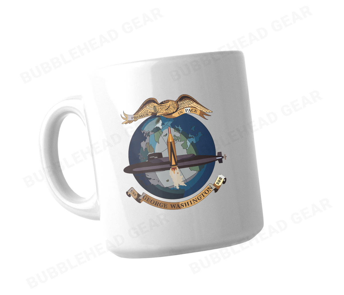 SSBN 41 for Freedom 11 oz White Coffee Mug