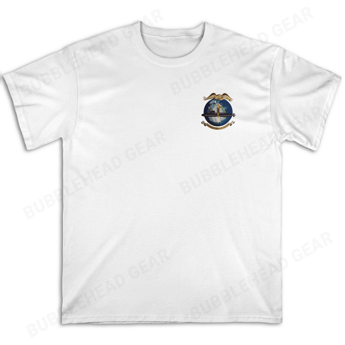SSBN 41 for Freedom Heavy Cotton Crewneck T-Shirt