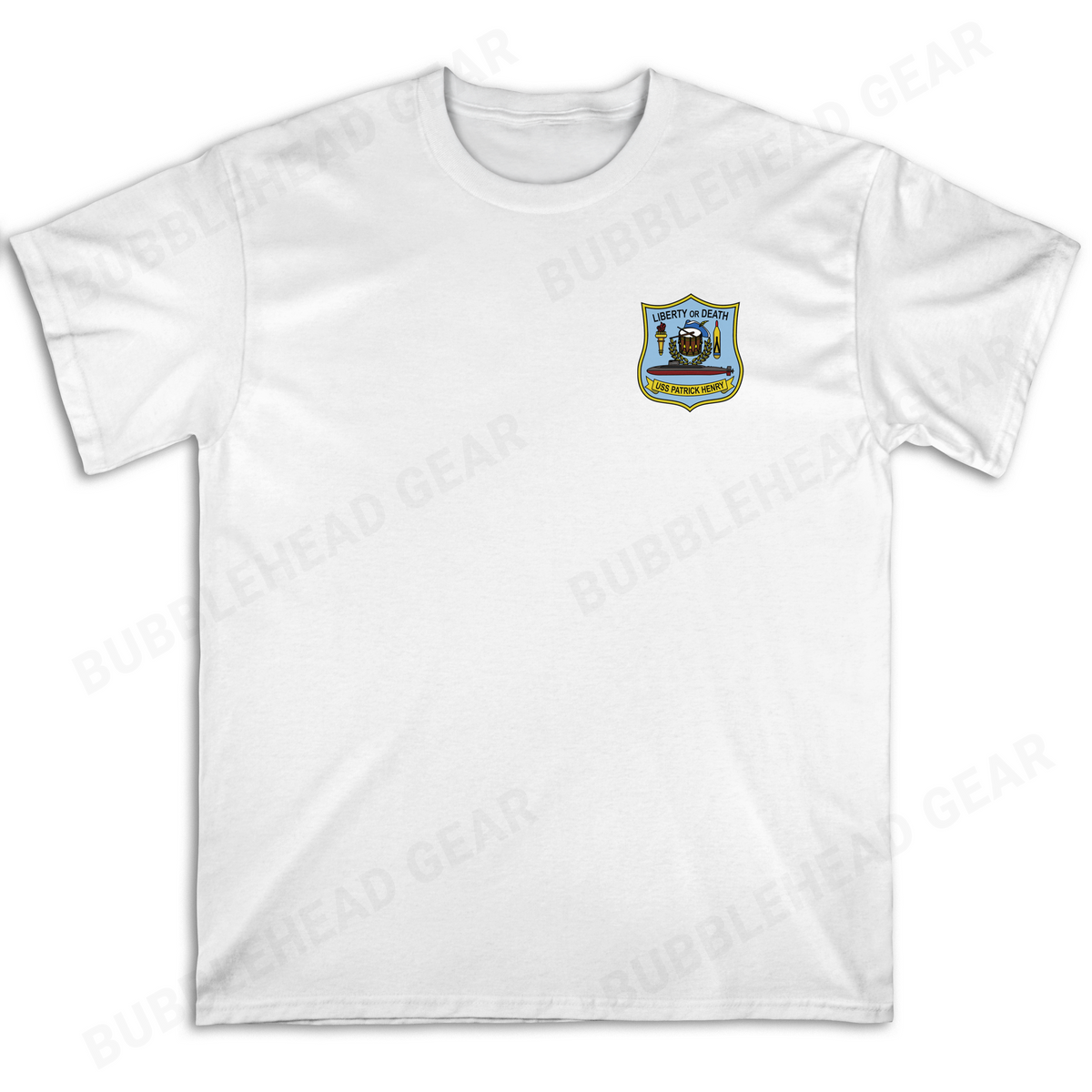 SSBN 41 for Freedom Heavy Cotton Crewneck T-Shirt