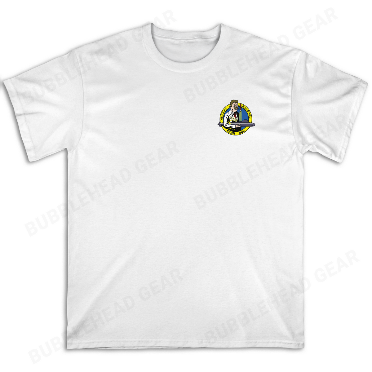 SSBN 41 for Freedom Heavy Cotton Crewneck T-Shirt