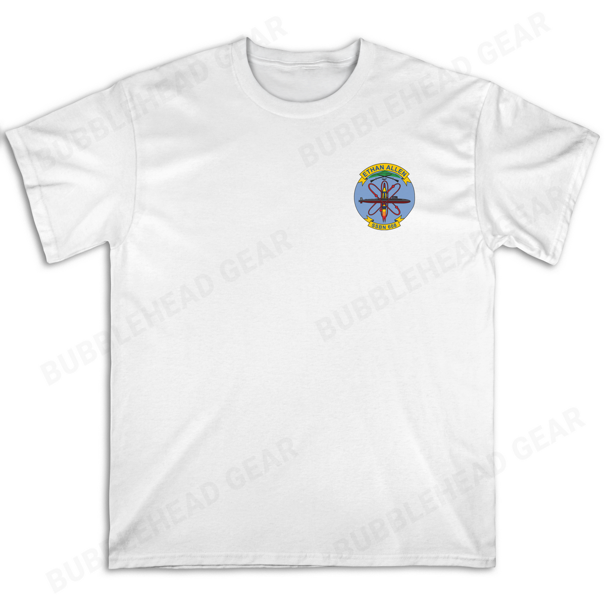SSBN 41 for Freedom Heavy Cotton Crewneck T-Shirt