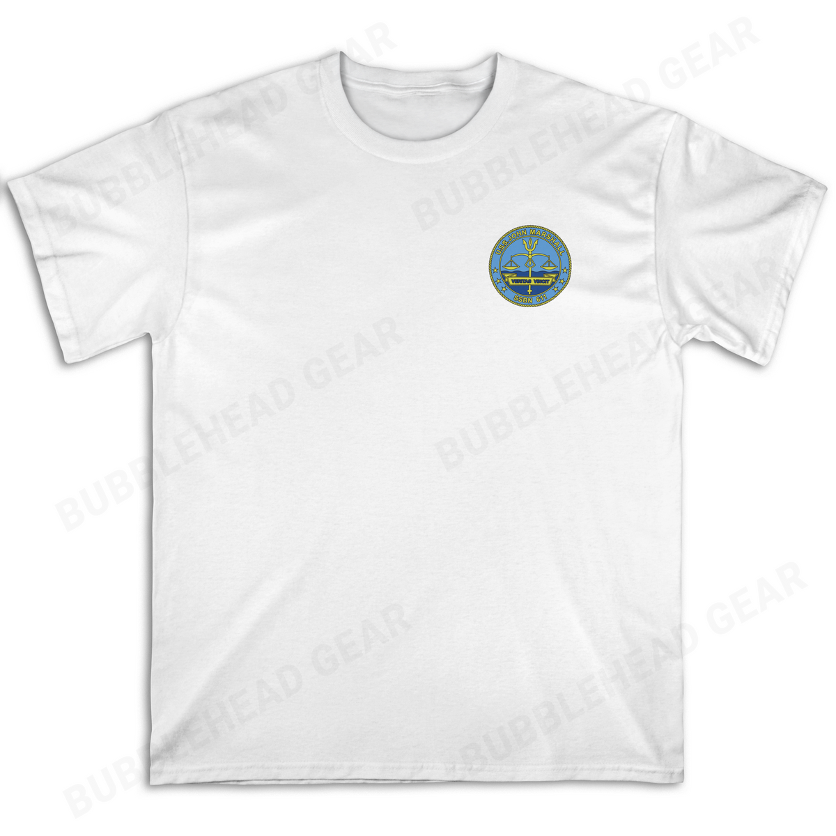 SSBN 41 for Freedom Heavy Cotton Crewneck T-Shirt