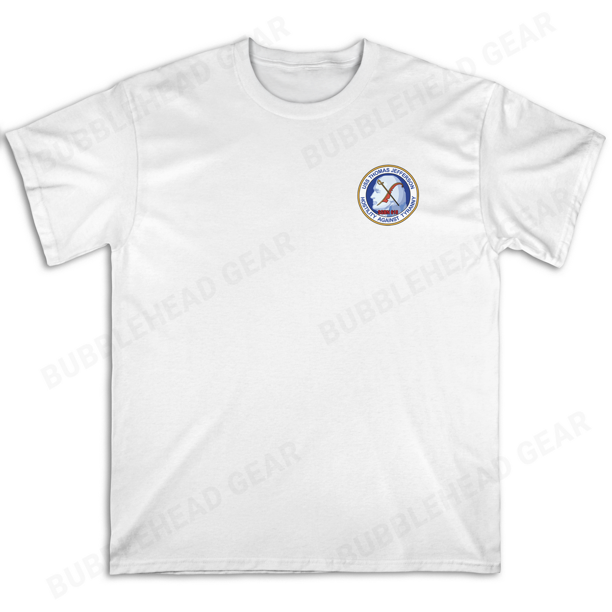 SSBN 41 for Freedom Heavy Cotton Crewneck T-Shirt