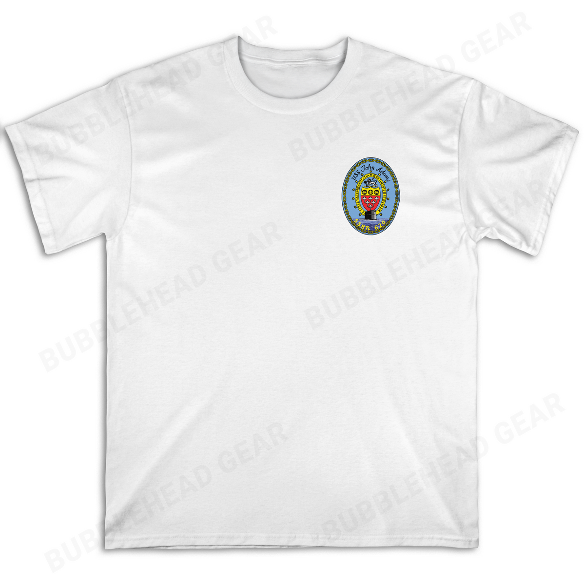 SSBN 41 for Freedom Heavy Cotton Crewneck T-Shirt
