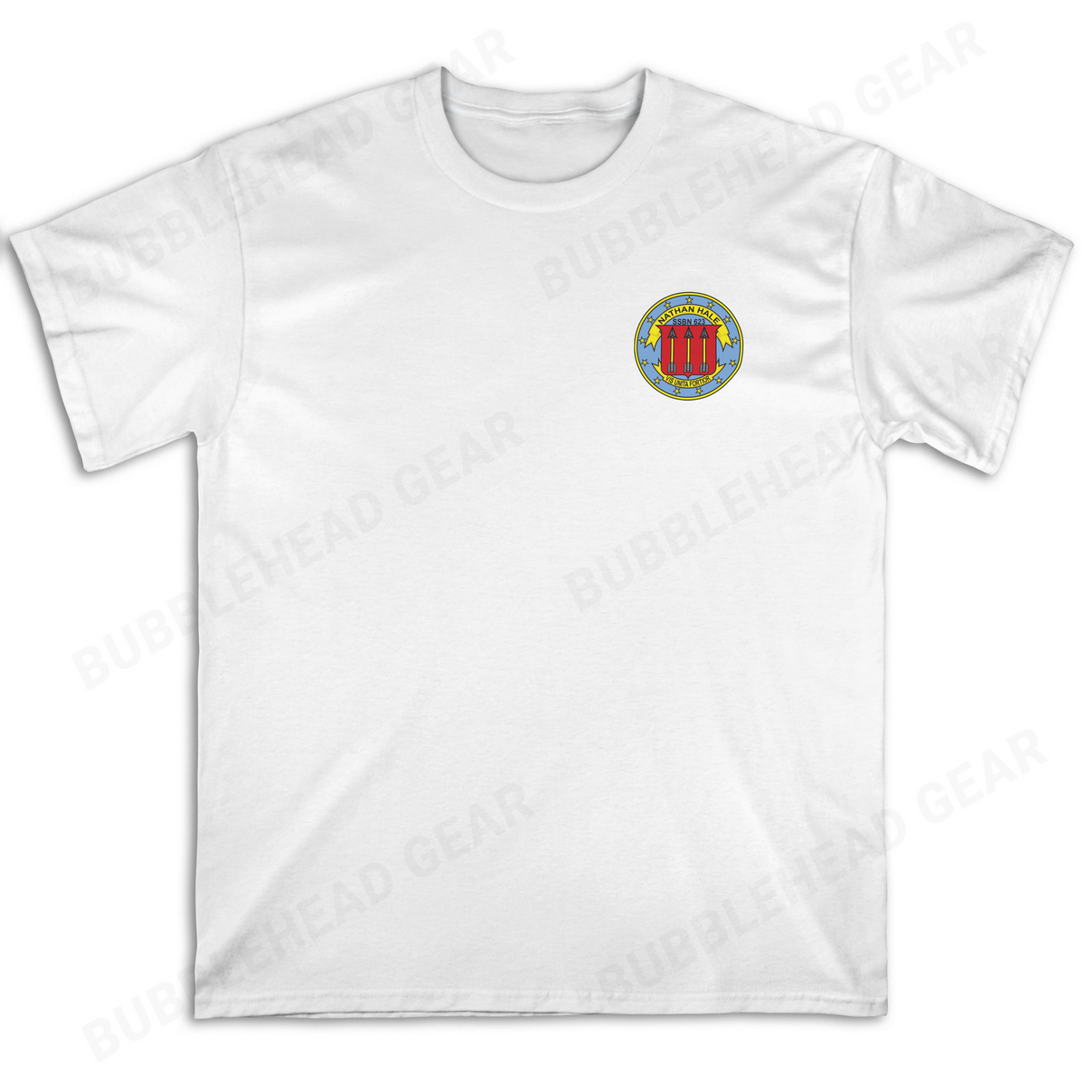 SSBN 41 for Freedom Heavy Cotton Crewneck T-Shirt