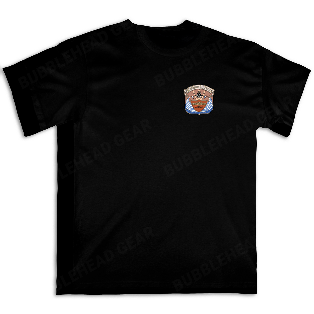 SSBN 41 for Freedom Heavy Cotton Crewneck T-Shirt