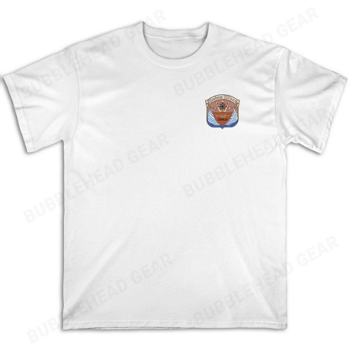 SSBN 41 for Freedom Heavy Cotton Crewneck T-Shirt