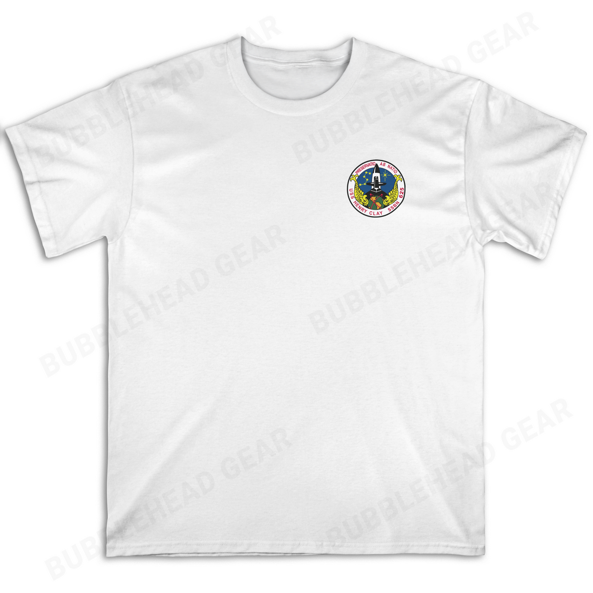 SSBN 41 for Freedom Heavy Cotton Crewneck T-Shirt