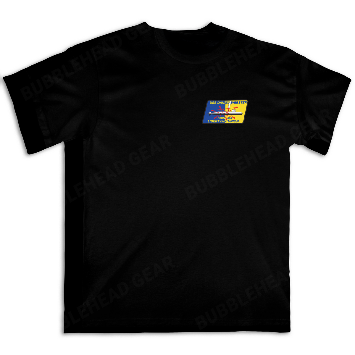 SSBN 41 for Freedom Heavy Cotton Crewneck T-Shirt