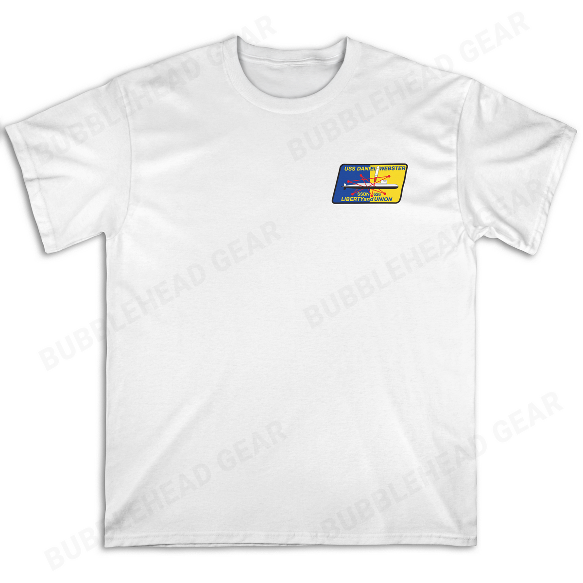 SSBN 41 for Freedom Heavy Cotton Crewneck T-Shirt