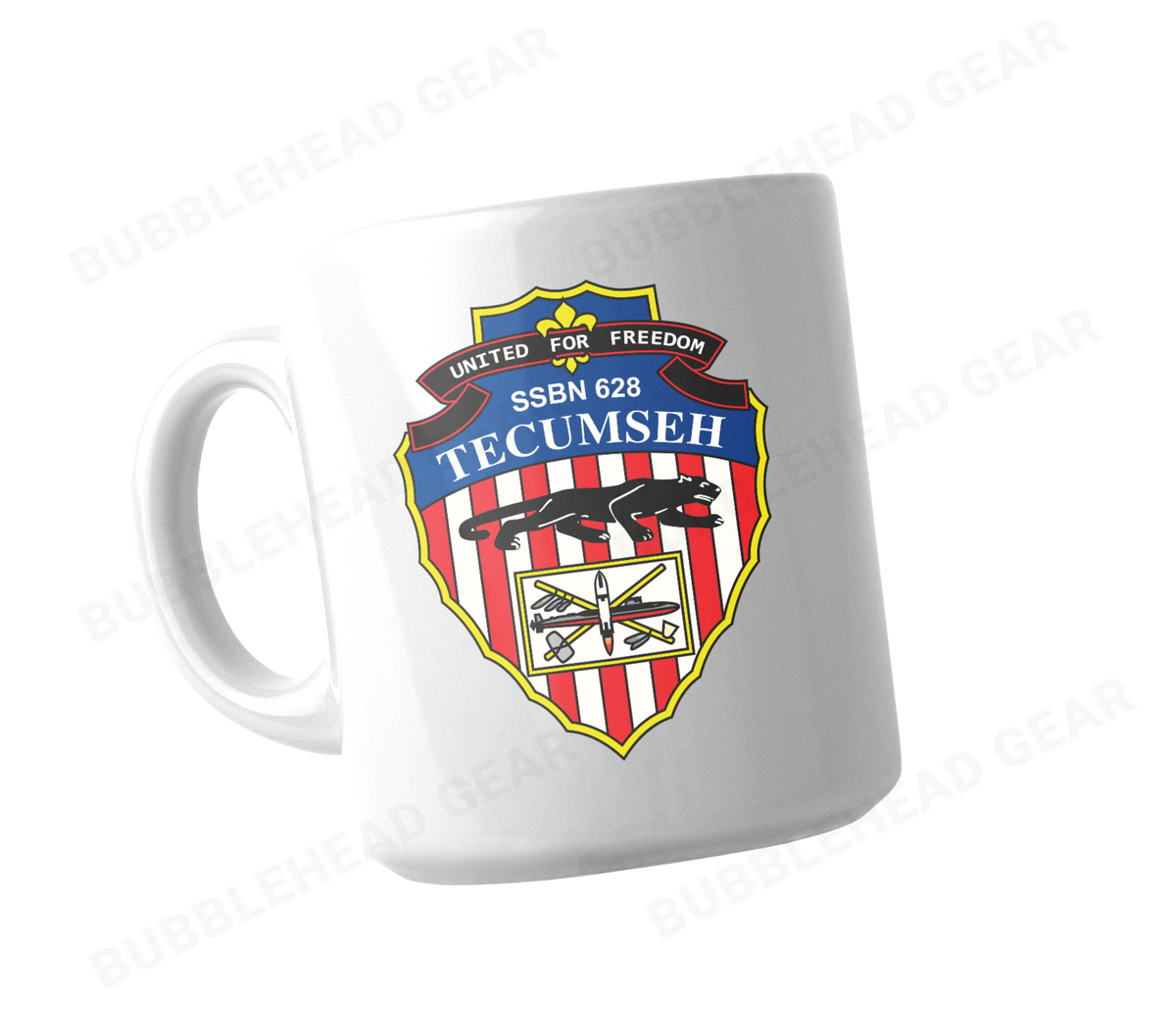 SSBN 41 for Freedom 11 oz White Coffee Mug