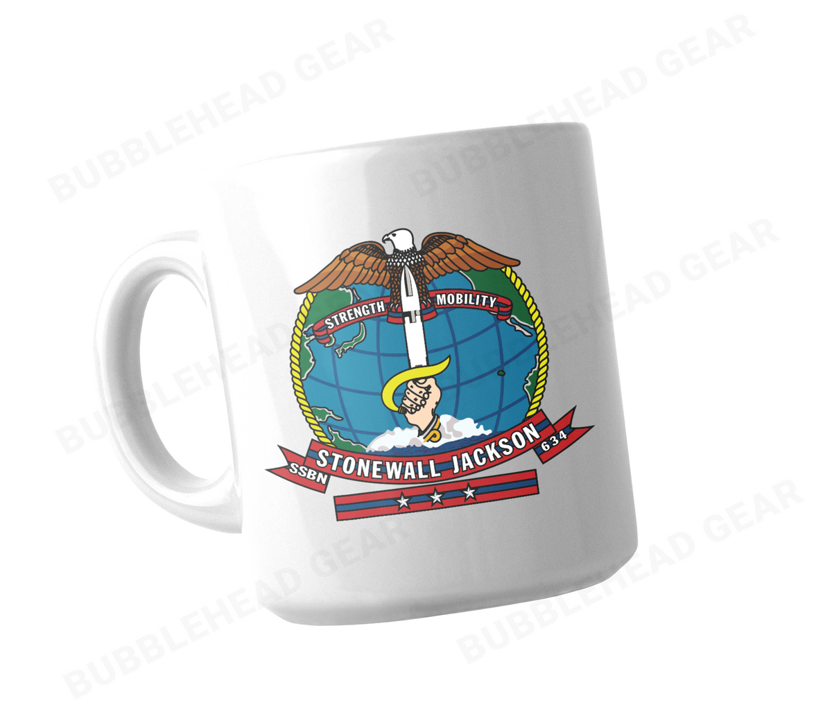 SSBN 41 for Freedom 11 oz White Coffee Mug