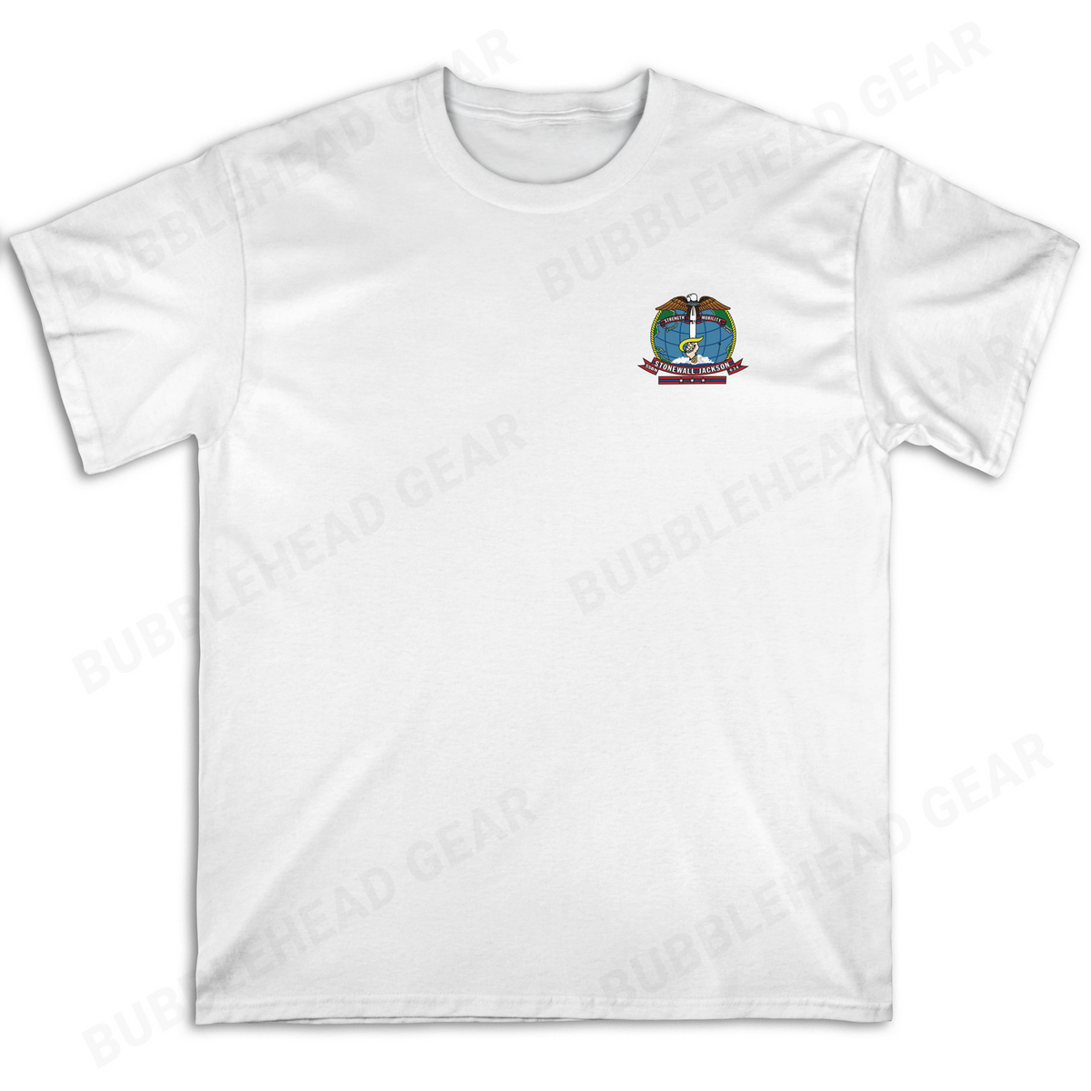 SSBN 41 for Freedom Heavy Cotton Crewneck T-Shirt