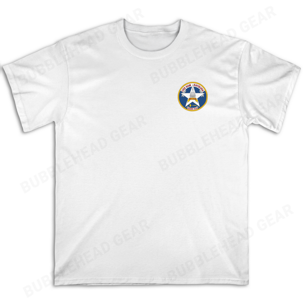 SSBN 41 for Freedom Heavy Cotton Crewneck T-Shirt
