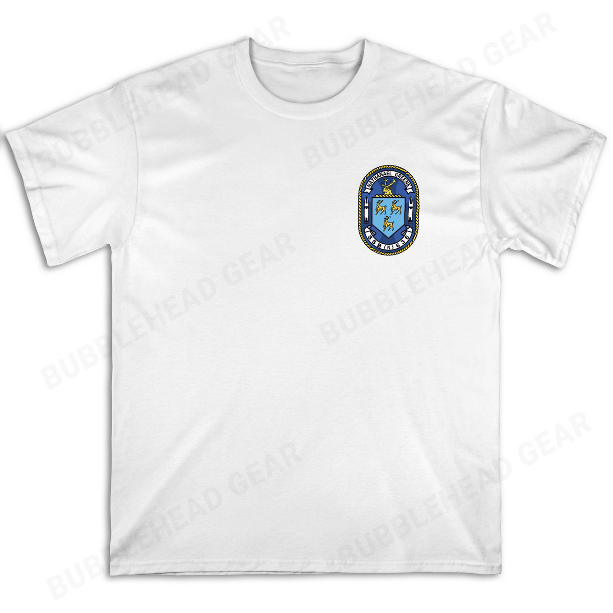 SSBN 41 for Freedom Heavy Cotton Crewneck T-Shirt