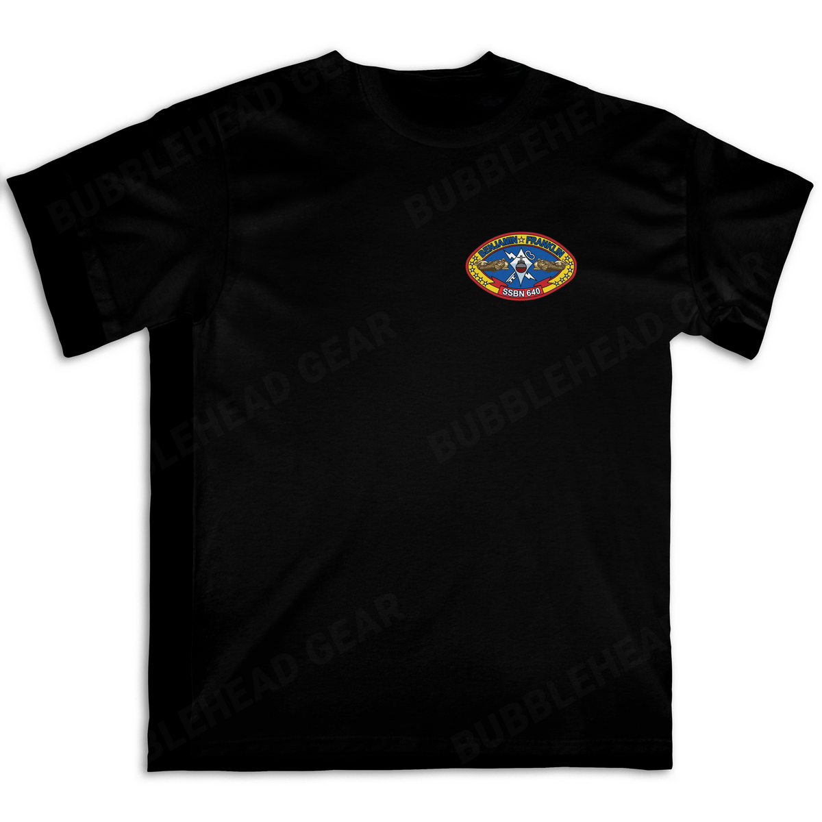 SSBN 41 for Freedom Heavy Cotton Crewneck T-Shirt