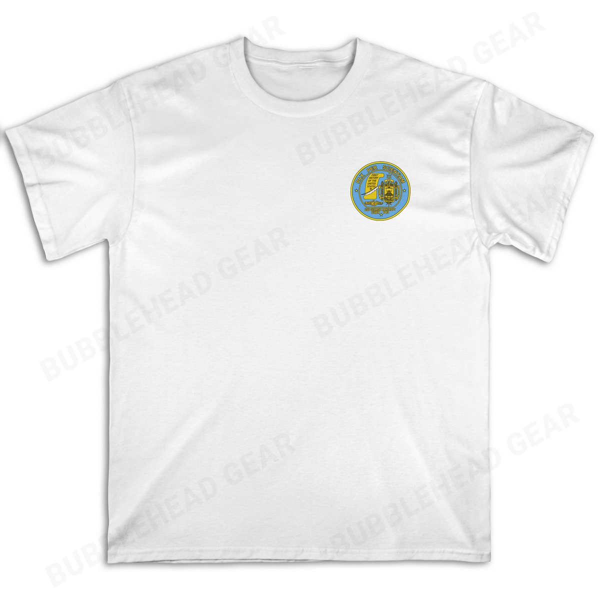 SSBN 41 for Freedom Heavy Cotton Crewneck T-Shirt