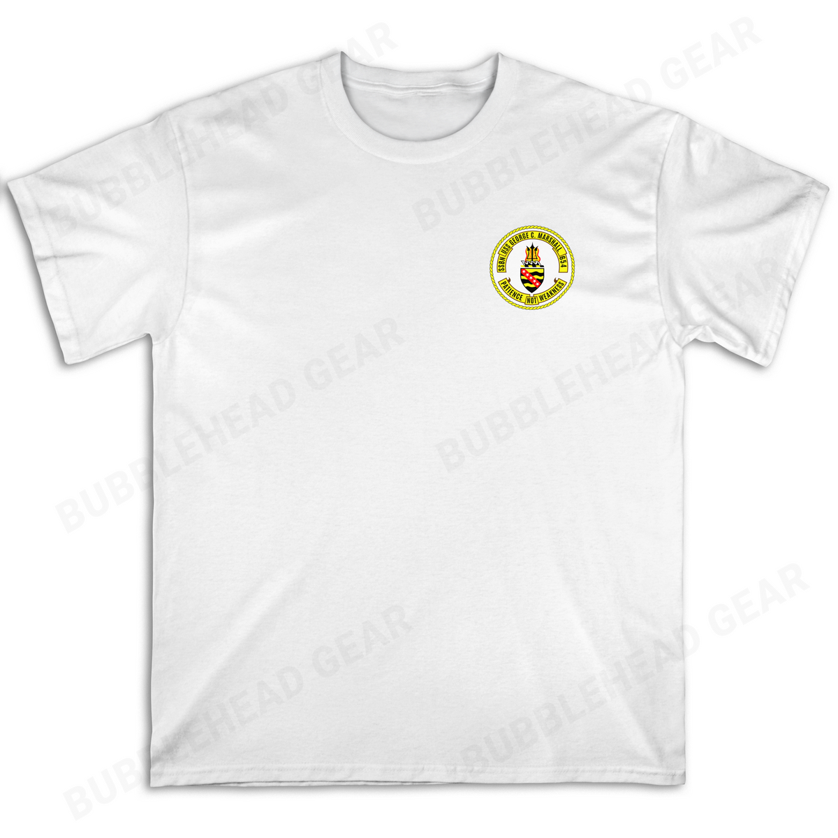 SSBN 41 for Freedom Heavy Cotton Crewneck T-Shirt