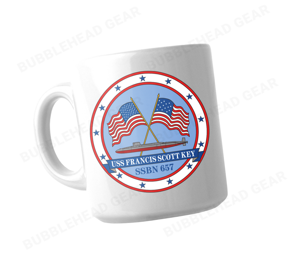 SSBN 41 for Freedom 11 oz White Coffee Mug