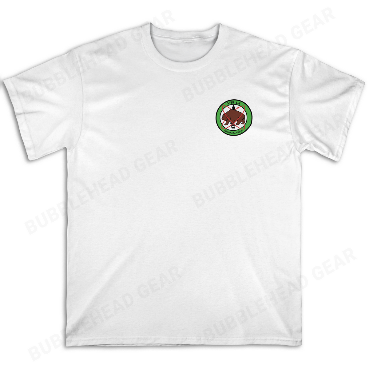 SSBN 41 for Freedom Heavy Cotton Crewneck T-Shirt