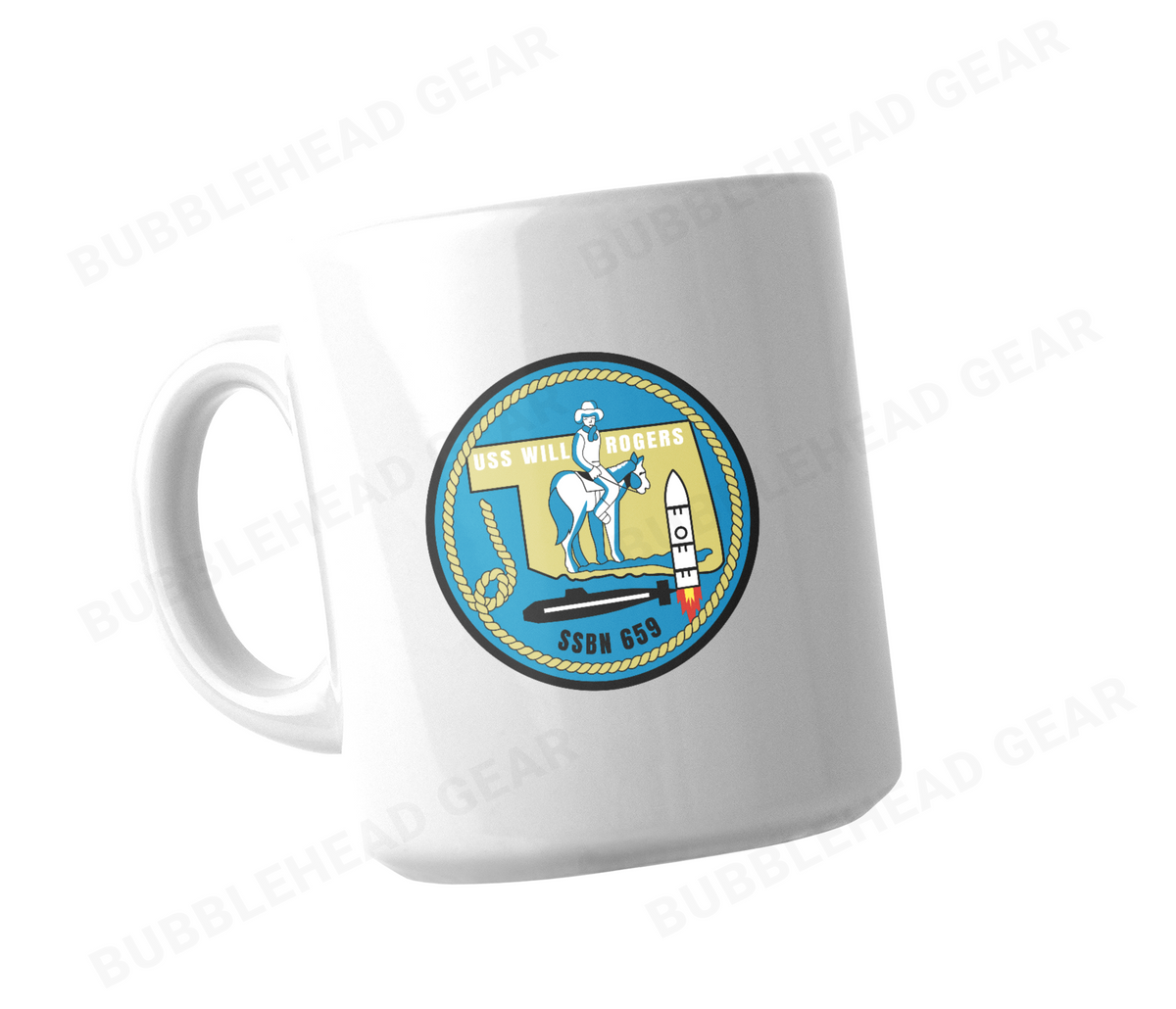 SSBN 41 for Freedom 11 oz White Coffee Mug