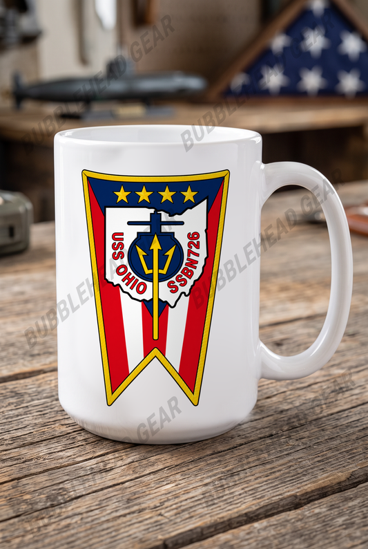 USS Ohio SSBN-726 - 15 oz. Coffee Mug