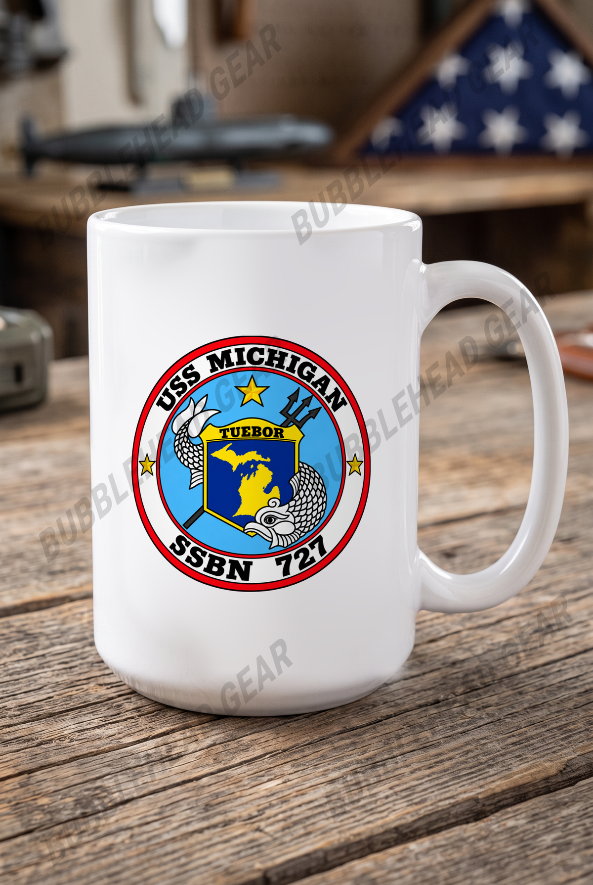 USS Michigan SSBN-727 - 15 oz. Coffee Mug