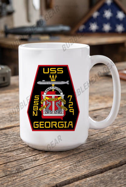 USS Georgia SSBN-729 - 15 oz. Coffee Mug