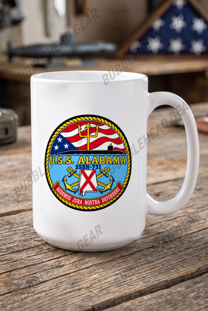 USS Alabama SSBN-731 - 15 oz. Coffee Mug