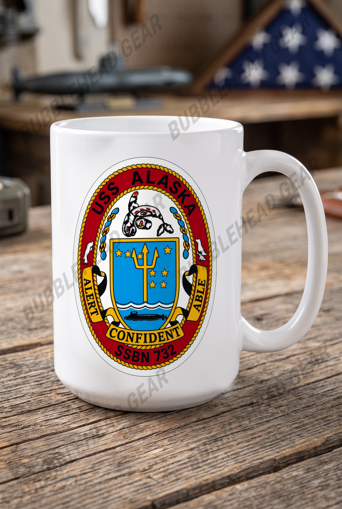 USS Alaska SSBN-732 - 15 oz. Coffee Mug