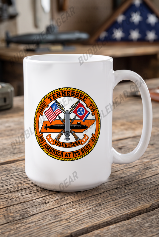 USS Tennessee SSBN-734 - 15 oz. Coffee Mug