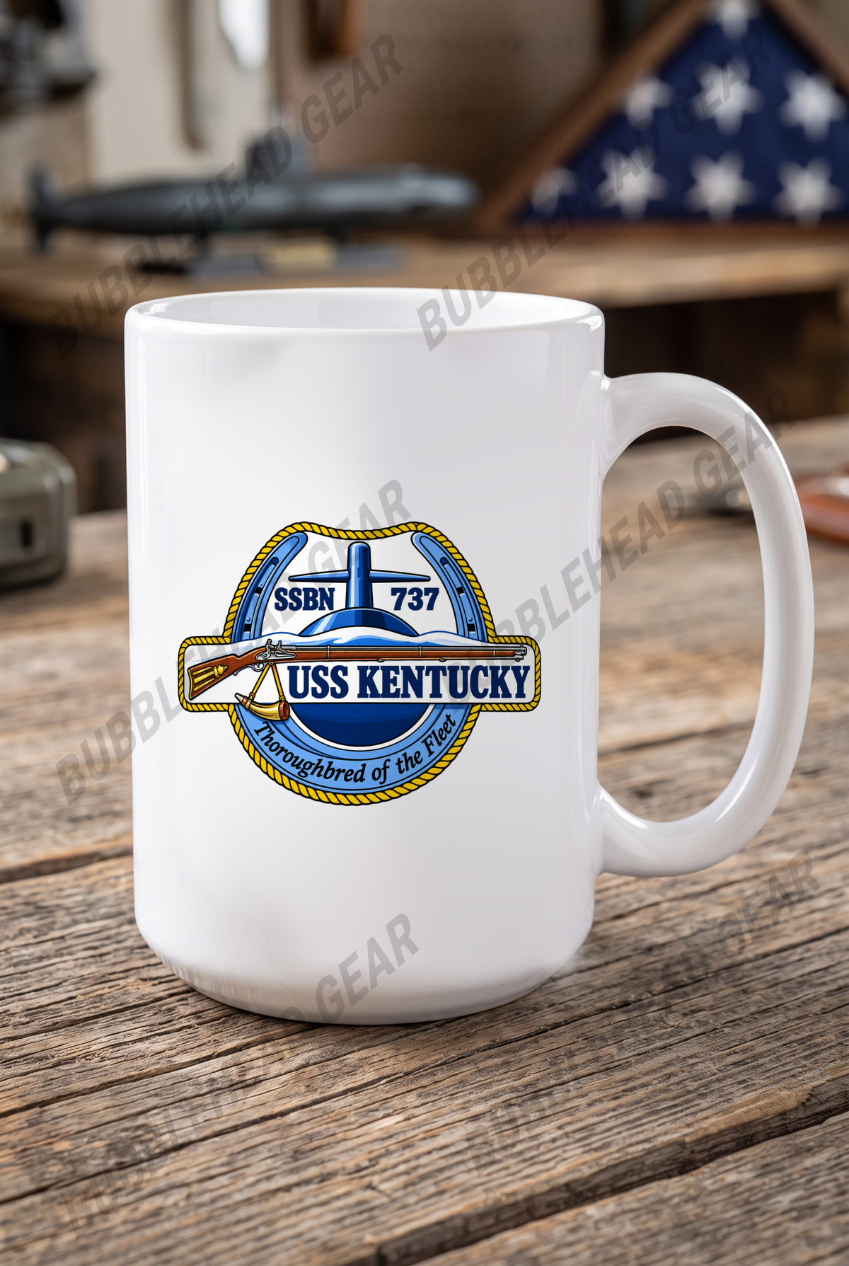 USS Kentucky SSBN-737 - 15 oz. Coffee Mug