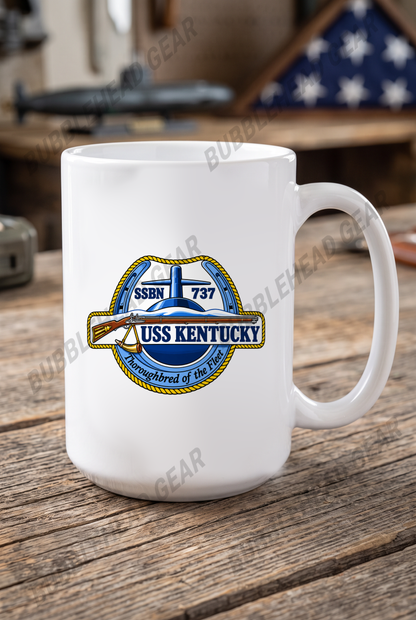 USS Kentucky SSBN-737 - 15 oz. Coffee Mug