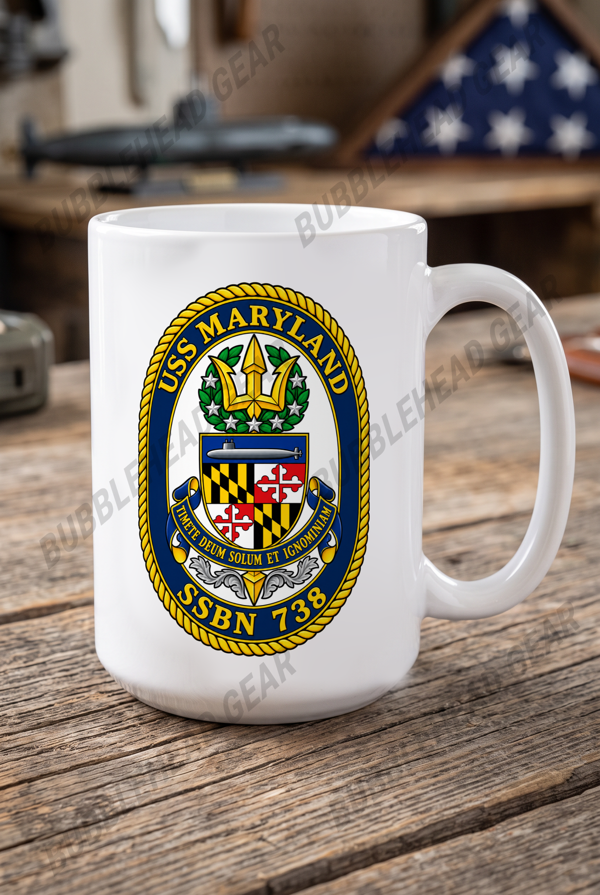 USS Maryland SSBN-738 - 15 oz. Coffee Mug