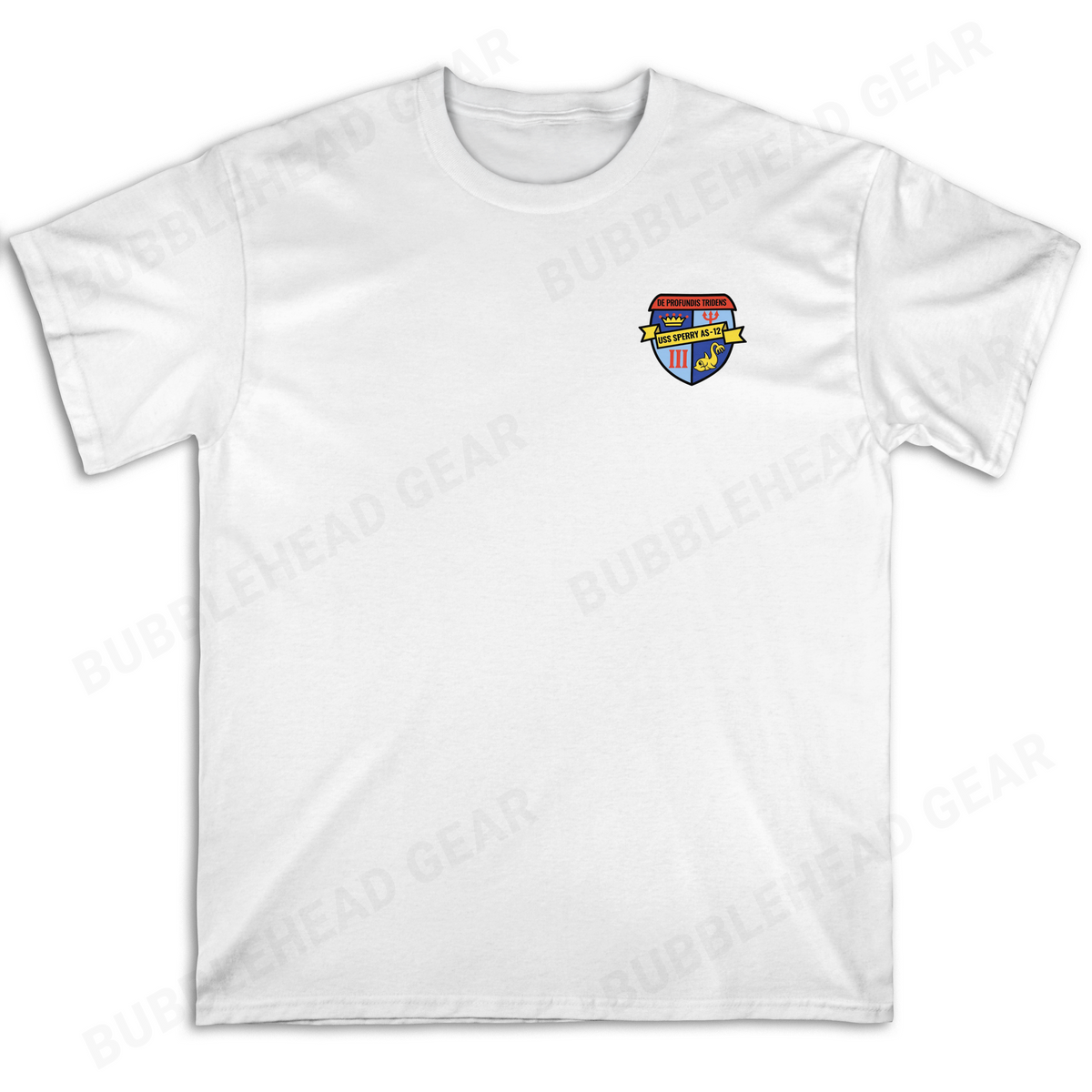 Submarine Tender Cotton T-Shirt with Ship Patch