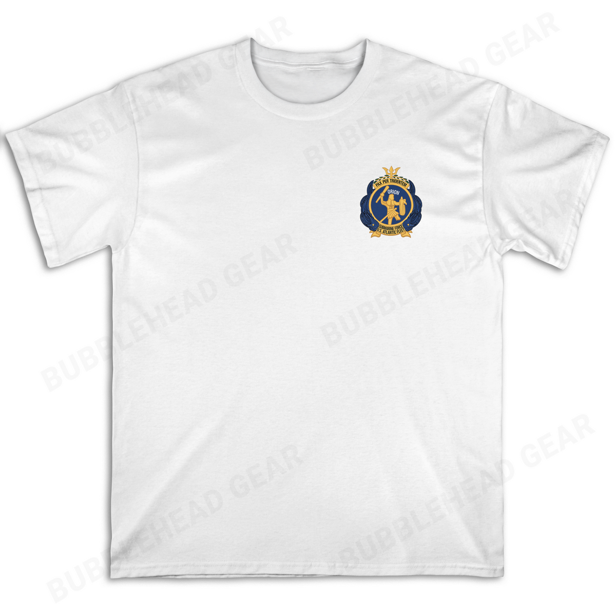 Submarine Tender Cotton T-Shirt with Ship Patch