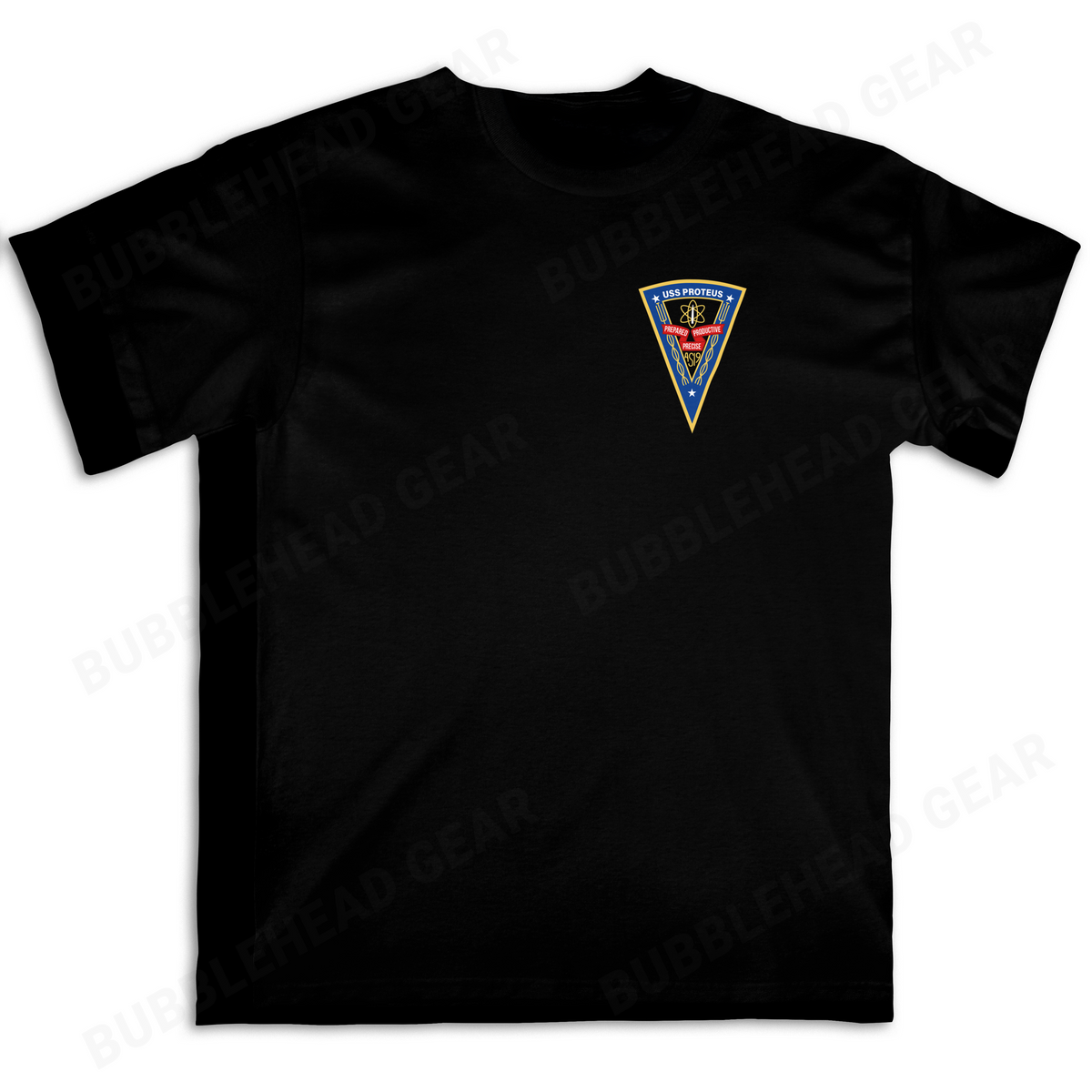 Submarine Tender Cotton T-Shirt with Ship Patch