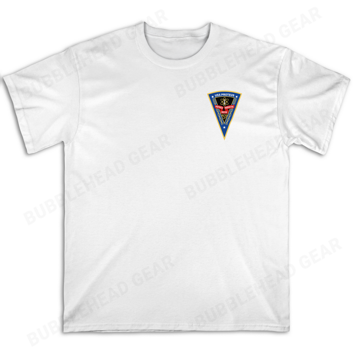 Submarine Tender Cotton T-Shirt with Ship Patch