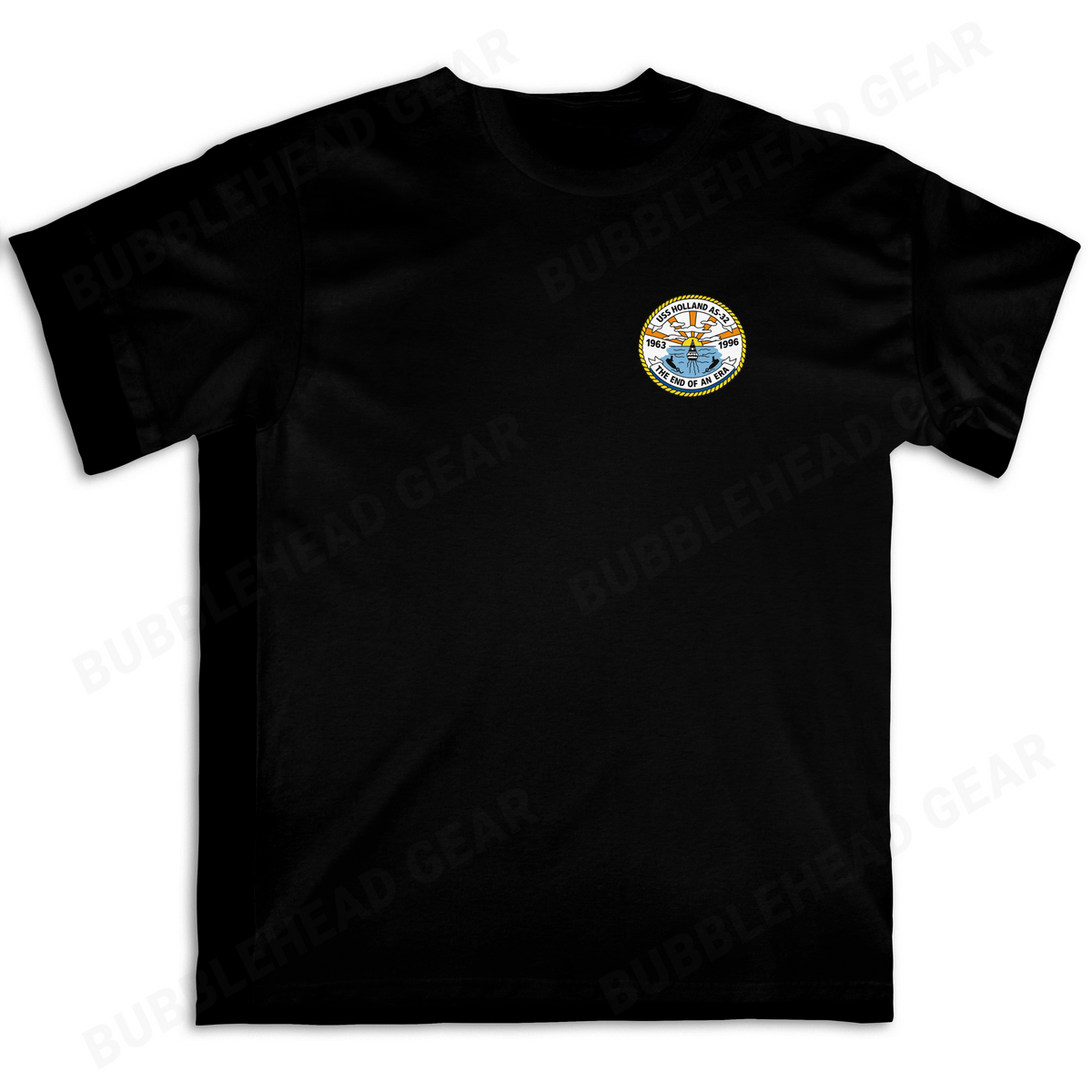 Submarine Tender Cotton T-Shirt with Ship Patch