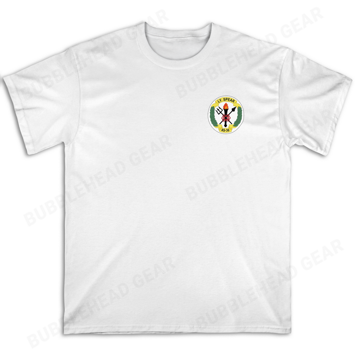 Submarine Tender Cotton T-Shirt with Ship Patch