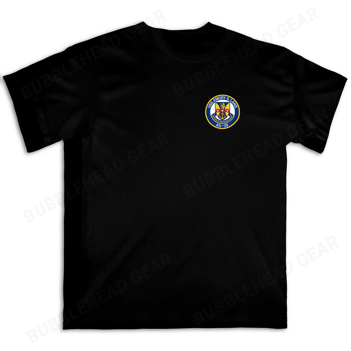 Submarine Tender Cotton T-Shirt with Ship Patch