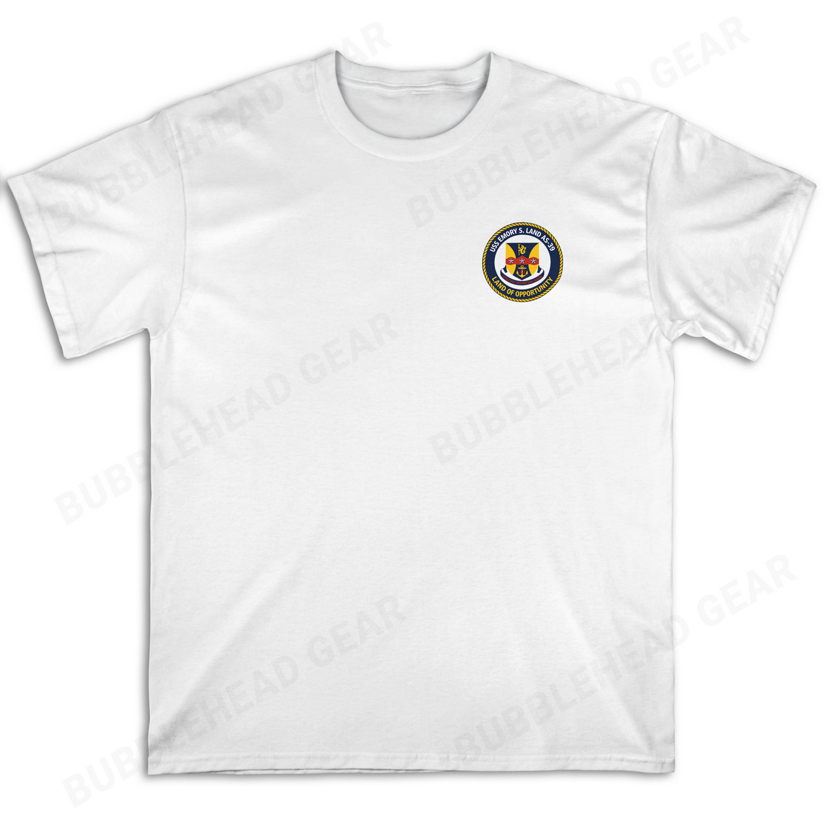 Submarine Tender Cotton T-Shirt with Ship Patch