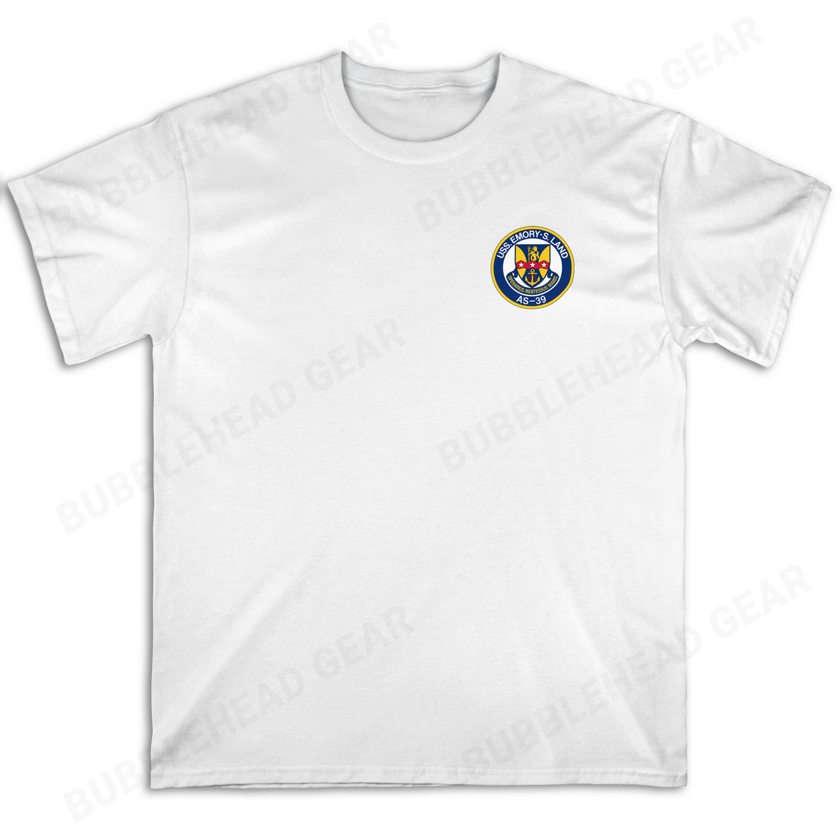 Submarine Tender Cotton T-Shirt with Ship Patch