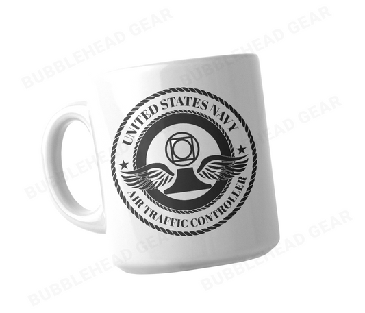 Navy Rating Logo Customizable Coffee Mug, 11 oz