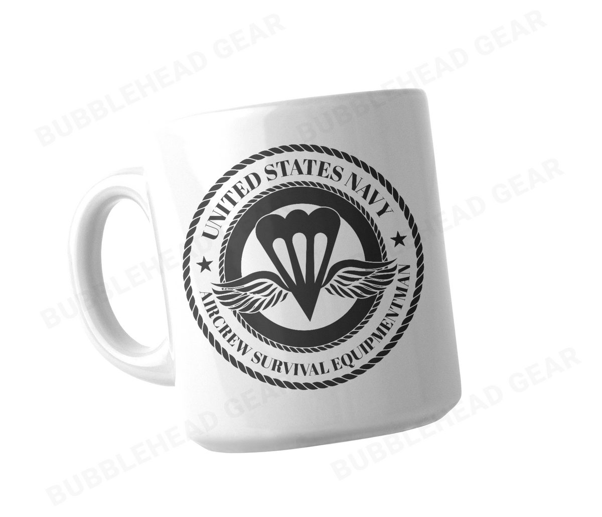 Navy Rating Logo Customizable Coffee Mug, 11 oz