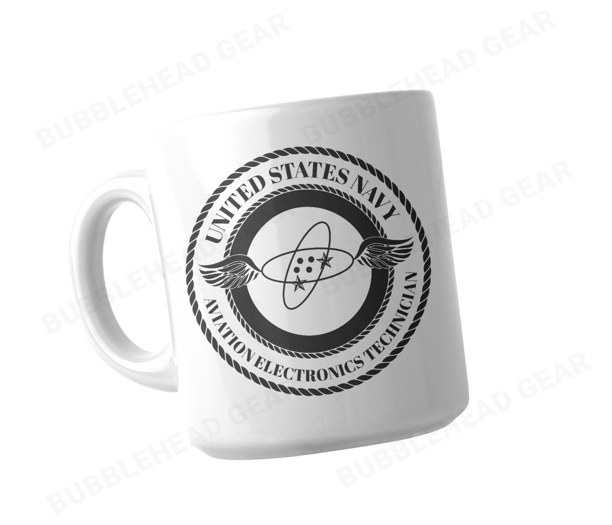 Navy Rating Logo Customizable Coffee Mug, 11 oz