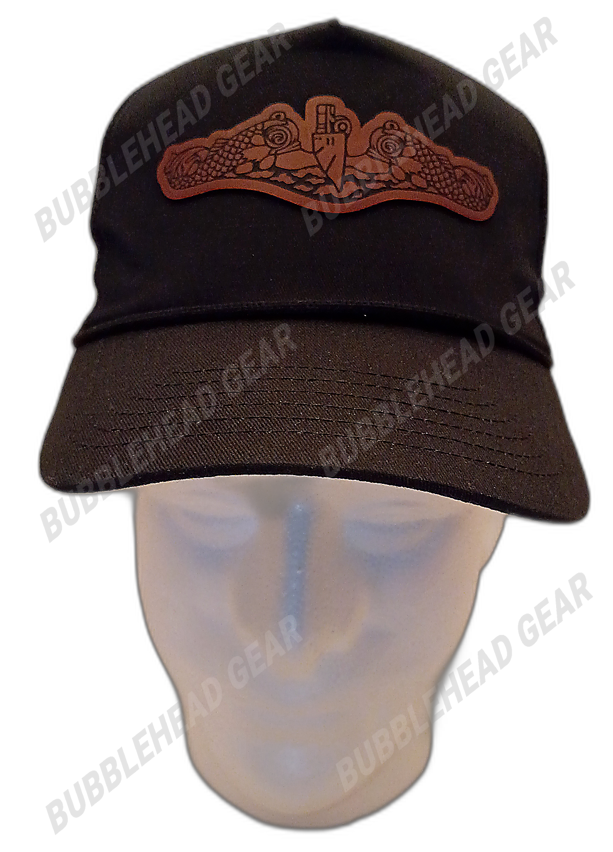 Submarine Dolphins 4" Leatherette Patch Trucker Cap
