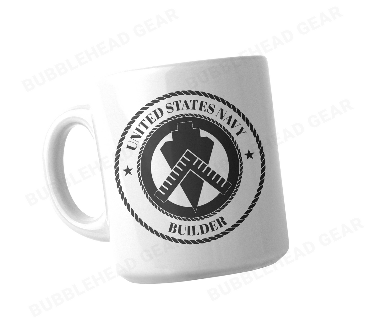 Navy Rating Logo Customizable Coffee Mug, 11 oz