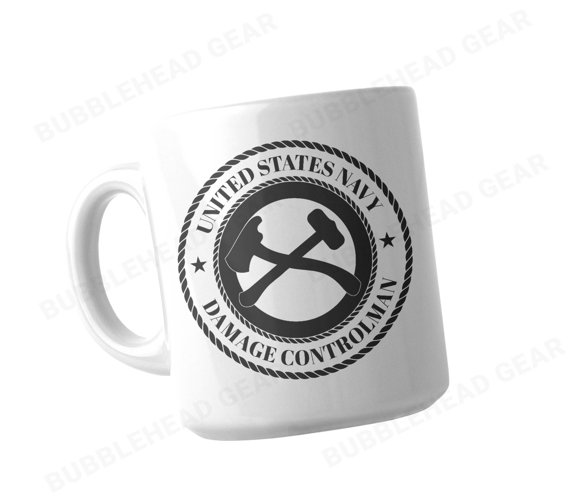 Navy Rating Logo Customizable Coffee Mug, 11 oz